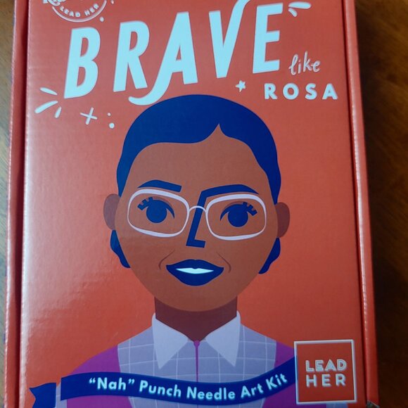 Kids Crafts ~ Brave Like Rosa ~ “Nah” Punch Needle Art Kit ~ NIB - Picture 1 of 6